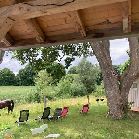 Mongolische Jurte Im Art.quartier * Velgast