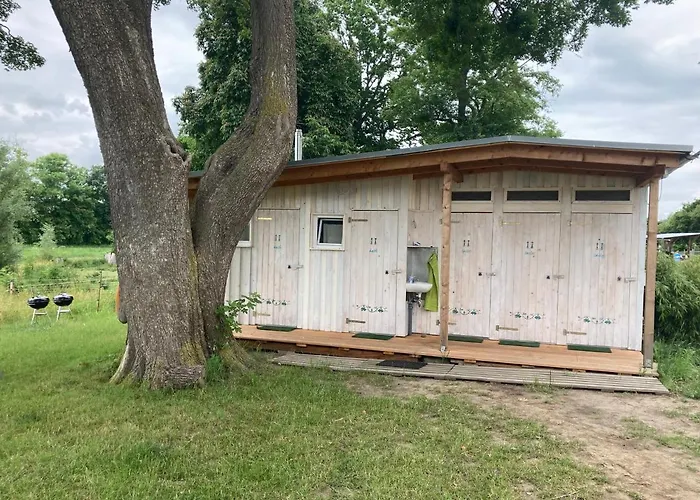 Lüks kamp alanı Mongolische Jurte Im Art.quartier *